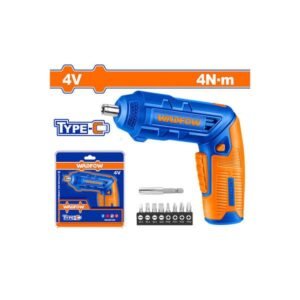 WADFOW 4V Cordless Screwdriver, USB Type C, Adjustable Handle (WCV4415)