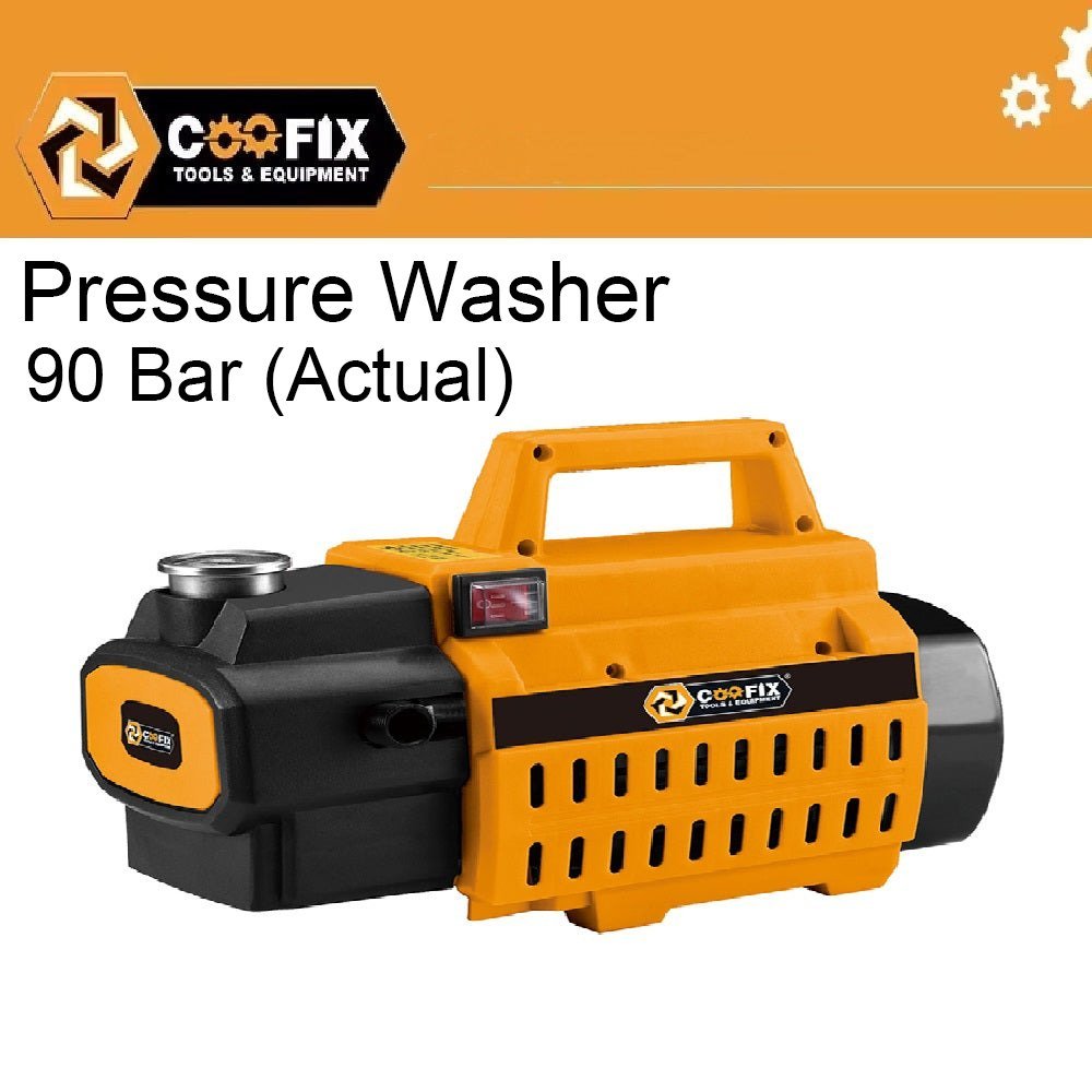 COOFIX 1800W High Pressure Washer, 90 Bar Car Wash &amp; Solar Cleaning Machine (CF-CW002)