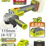 DYLLU 20V Brushless Cordless Angle Grinder 100mm, 3 Speed (DTLAP5312) - Image 3