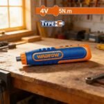 WADFOW 4V Cordless Screwdriver, 5Nm, USB Type C (WCV4435) - Image 9