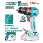 Total 20V 55Nm, Brushless Cordless Drill - Image 4